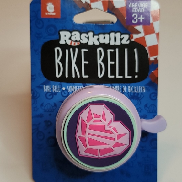 Raskullz Bike Bell Pink Heart 